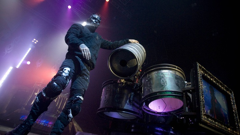 sid wilson onstage drums