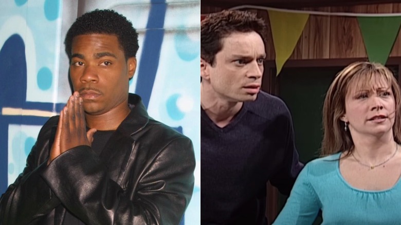 Split image of Tracy Morgan, and Chris Kattan and Cheri Oteri