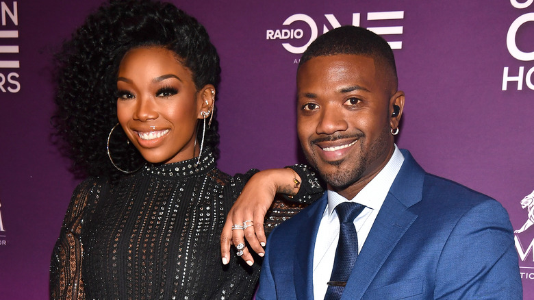 Brandy Norwood and Ray J 