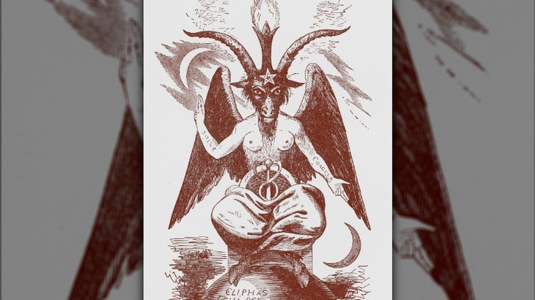 Eliphas Levi Baphomet drawing