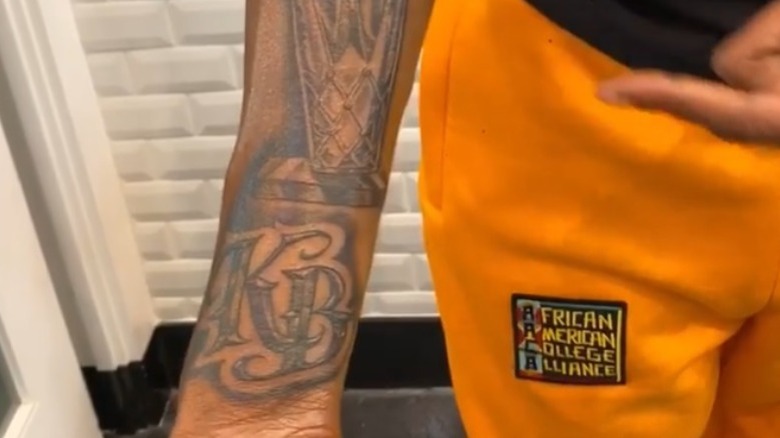 Snoop Dogg's Lakers tattoo