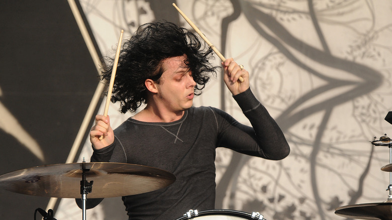 Jack White playing with The Dead Weather