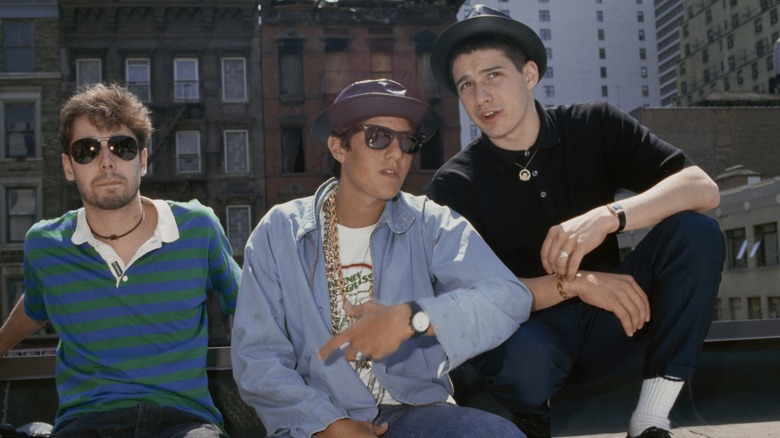 Beastie Boys pose for band photo