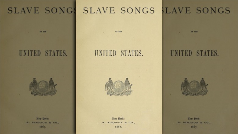 Title page of "Slave Songs of the United States"