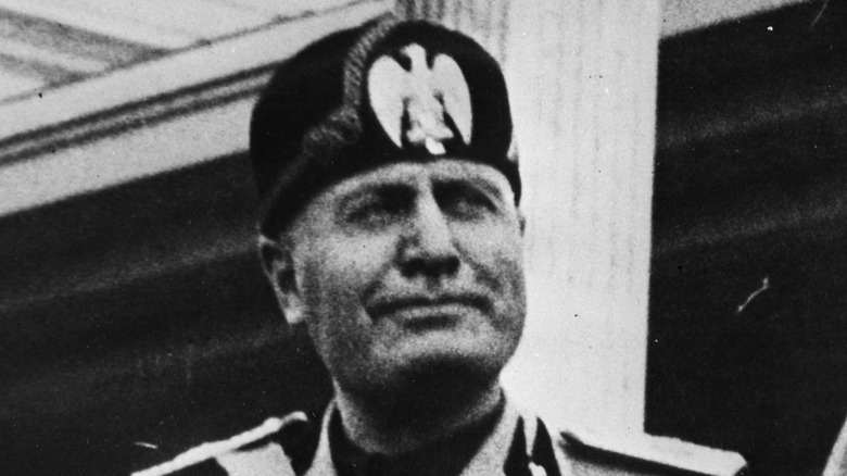 Italian fascist Benito Mussolini