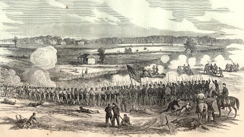 Battle of Perryville etching