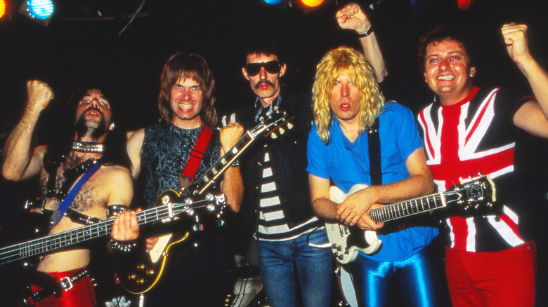 Spinal Tap performing live in 1984