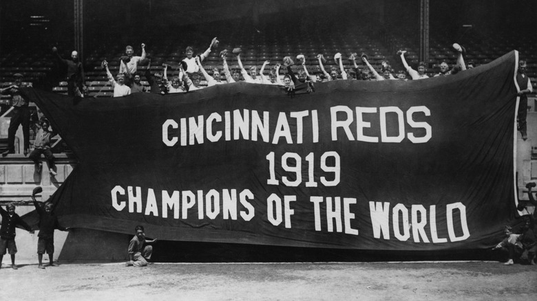 Cincinnati Reds championship banner