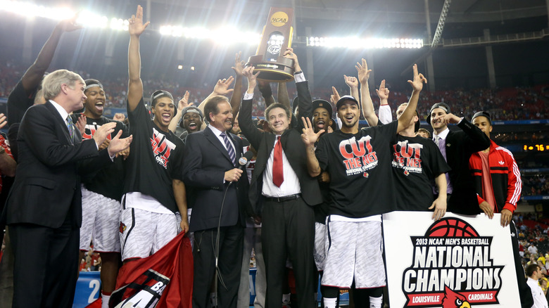 Louisville Cardinals celebrate championship 