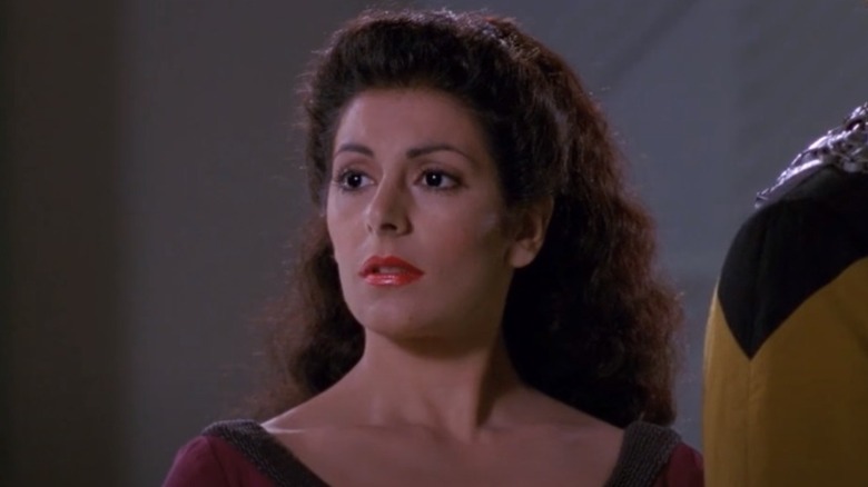 Marina Sirtis as Counselor Deanna Troi