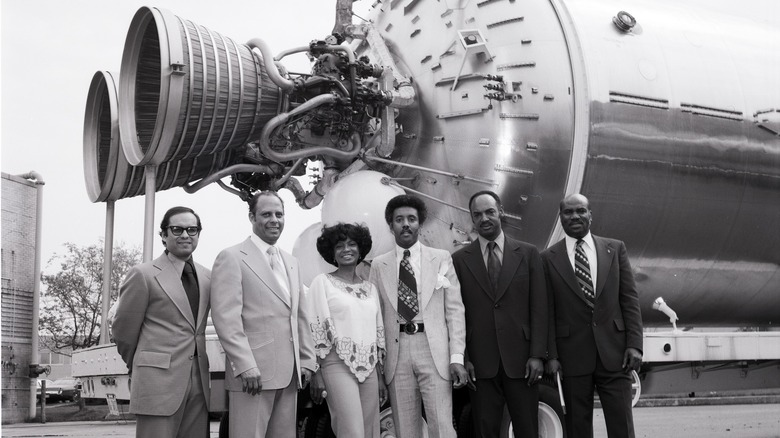 Nichelle Nichols at a NASA visitor center