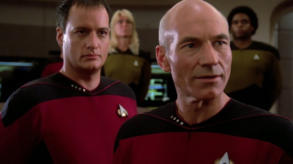 Screenshot from "Encounter at Farpoint", Star Trek: The Next Generation