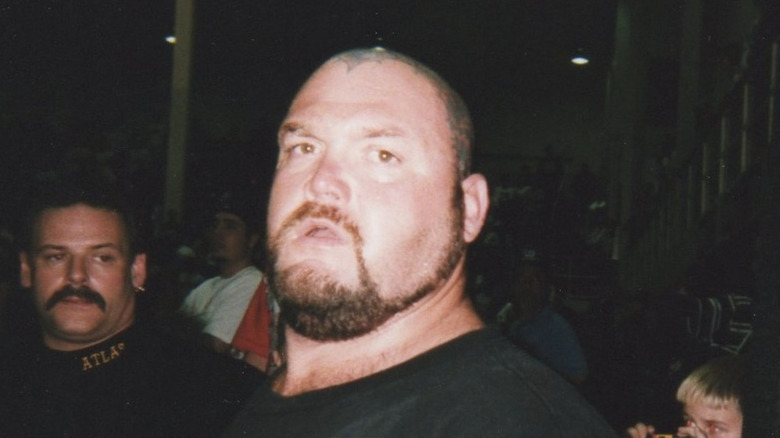 Bam Bam Bigelow looking at camera