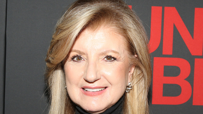 Arianna Huffington smiling at event