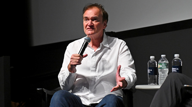 Quentin Tarantino speaking