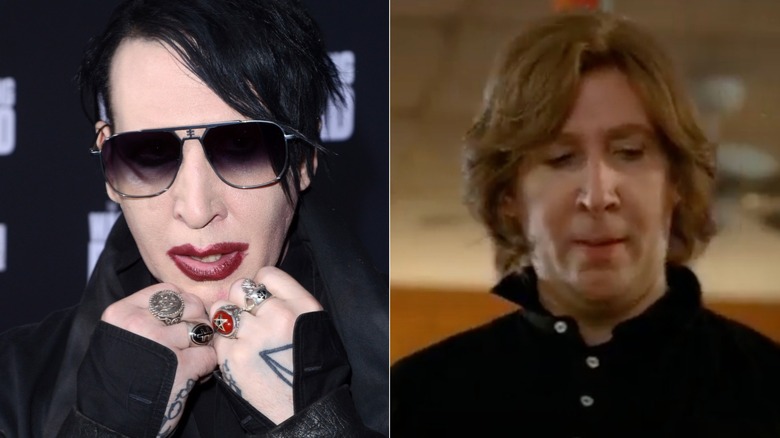 marilyn manson in stage makeup and no makeup eastbound and down