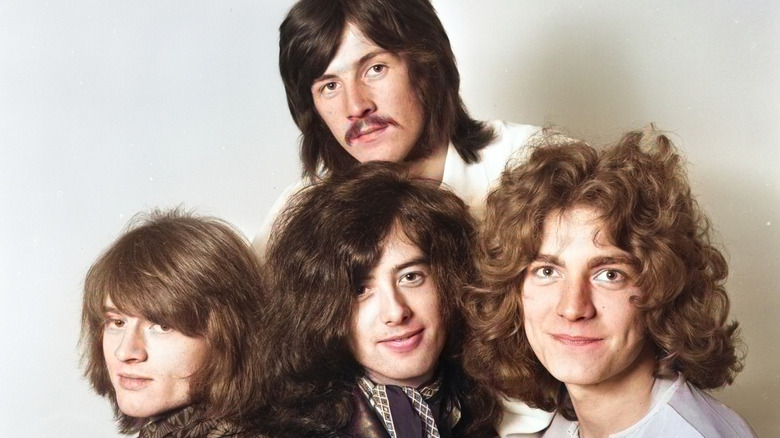 Led Zeppelin studio portrait from 1968