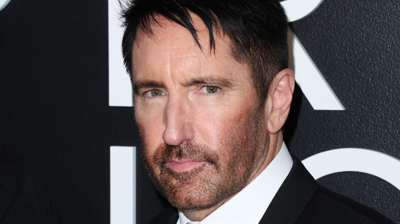 trent reznor suspicious look at camera