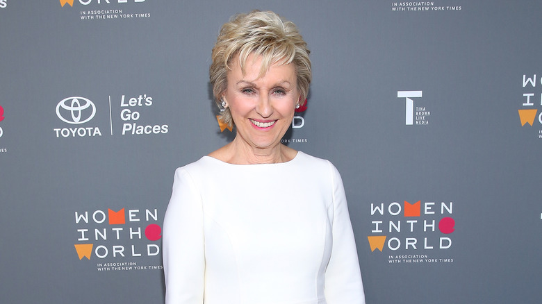 Tina Brown seen attending the 2017 Women in the World summit