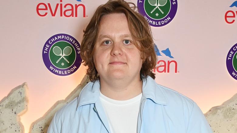 Lewis Capaldi posing at an event