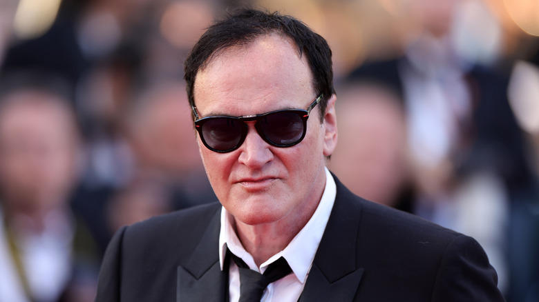 Quentin Tarantino wearing sunglasses