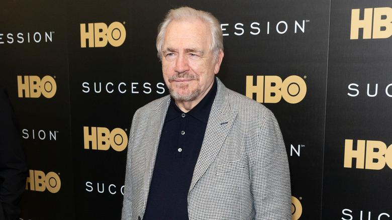 Brian Cox appearing at an HBO event