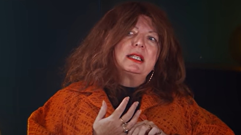 Suzanne Moore adjusts rings on fingers