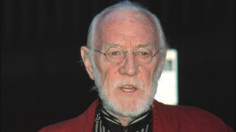 Richard Harris at the premiere of Harry Potter and the Sorcerer's Stone