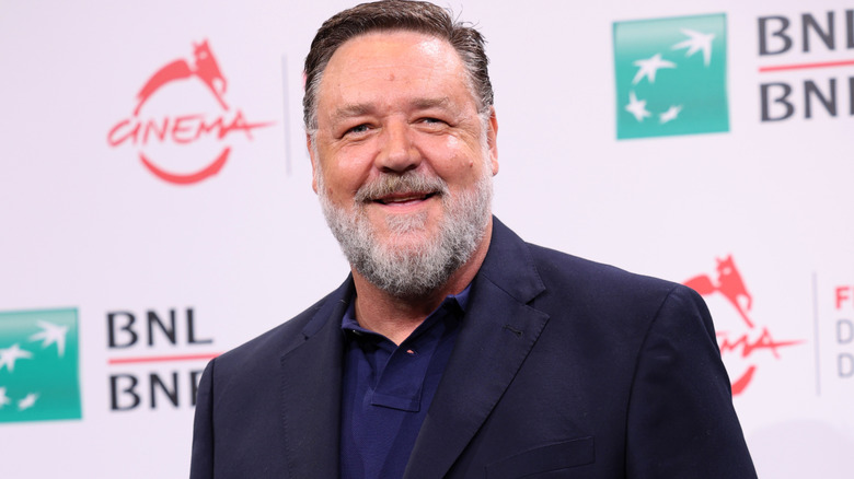 Russell Crowe attending 2022 Poker Face event in Rome