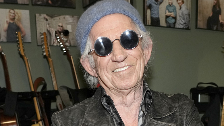 keith richards smiling sunglasses