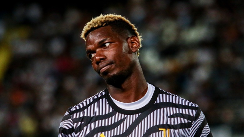 Paul Pogba blond hair