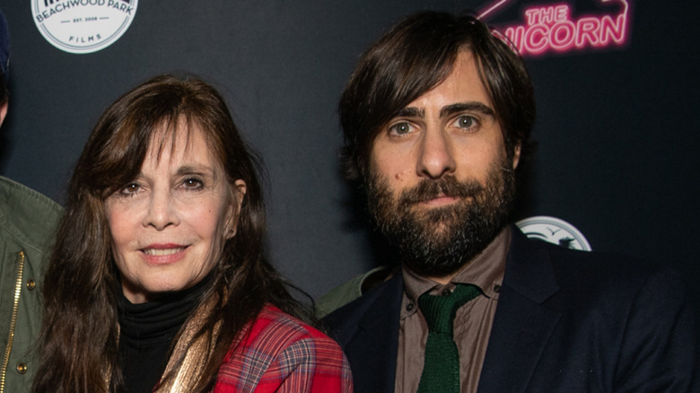 Talia Shire and Jason Schwartzman posing for a photo