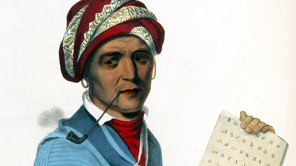 Sequoyah, written system for Cherokee