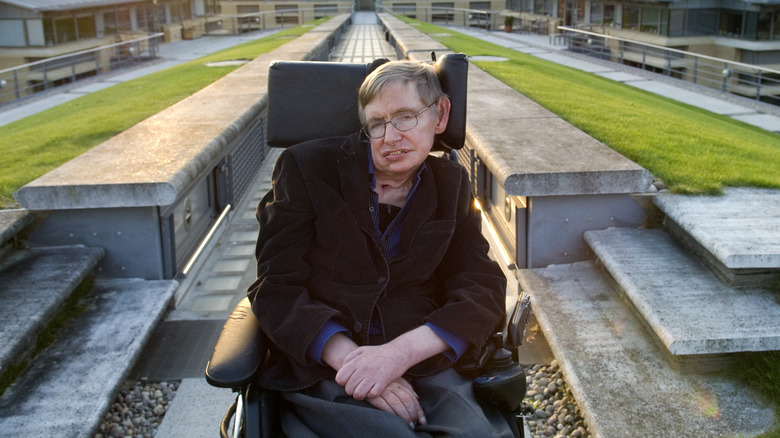 Stephen Hawking at Cambridge University