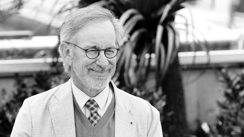 Steven Spielberg smiling at an event