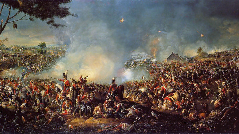 Painting of Battle of Waterloo