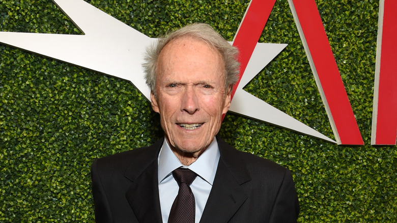 Clint Eastwood in black suit