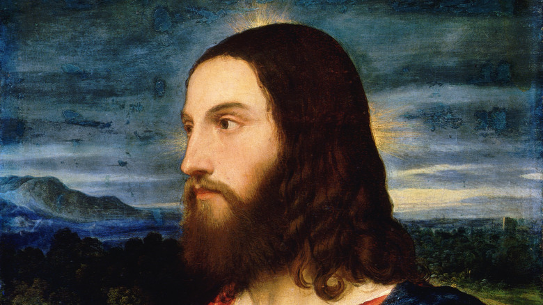 jesus profile looking left