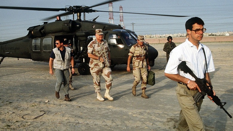 Delta Force members in civilian clothing