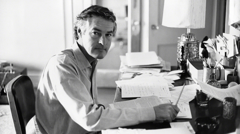 timothy leary at desk