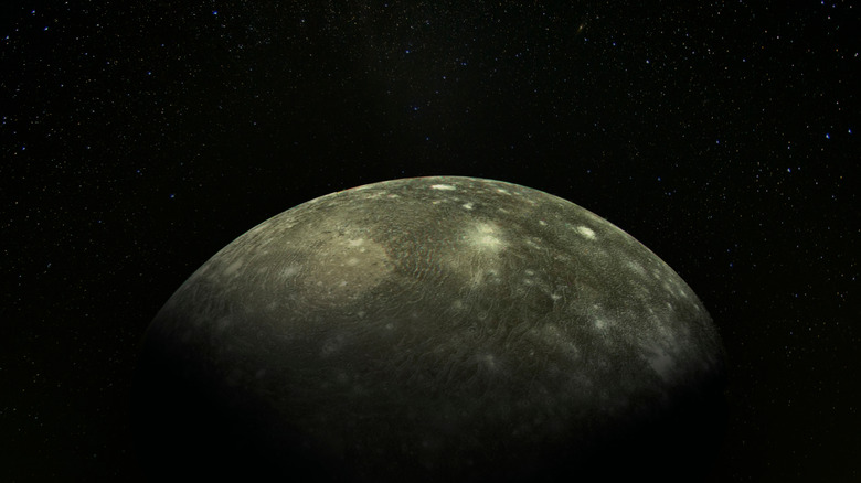 Jupiter's moon Callisto 