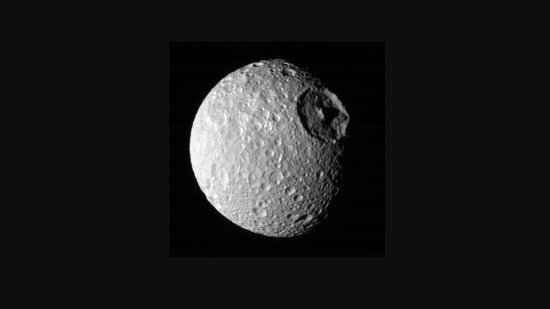 Saturn's moon, Mimas 