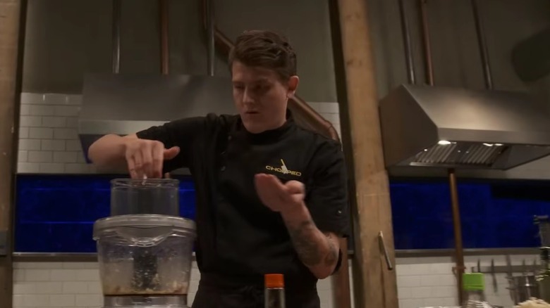 Andrew Sargent competing on Chopped