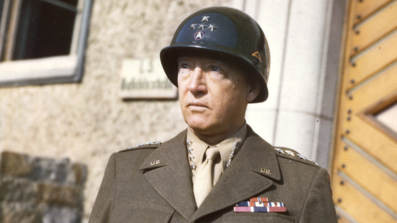 formal wartime portrait of General Patton