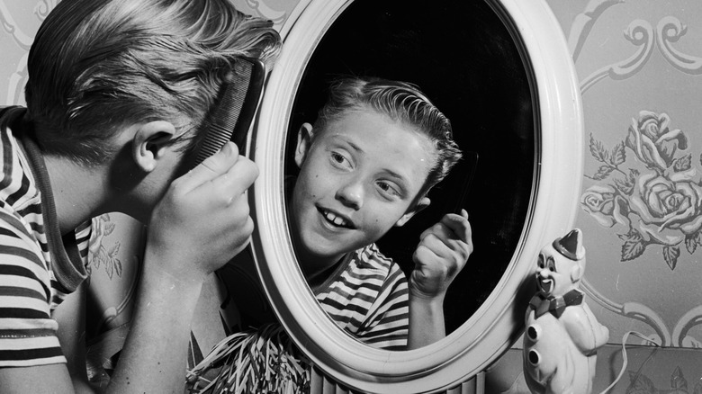 christopher walken looking into mirror 1955