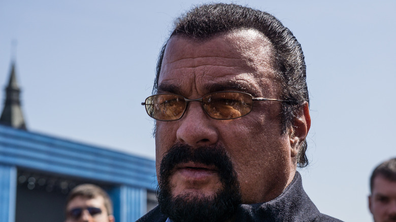 Steven Seagal in sunglasses