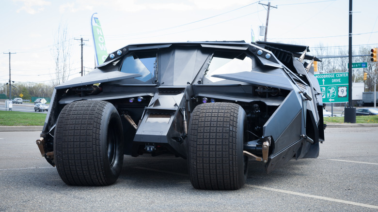 The Tumbler version of the Batmobile