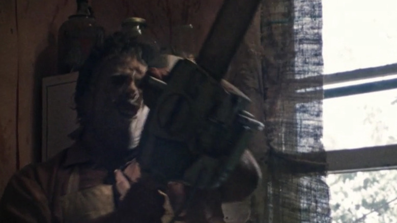 Leatherface with chainsaw