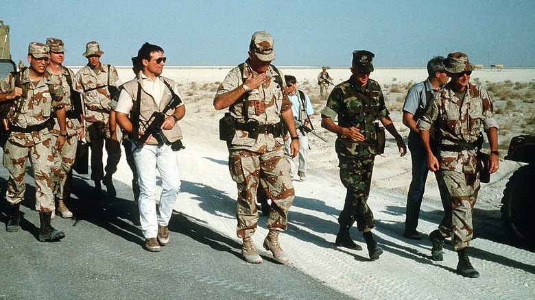 delta force operators escorting general