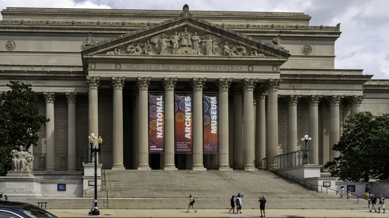 Exterior of the National Archives Museum